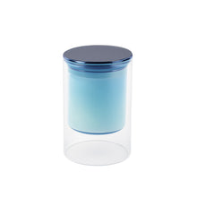 Charger l'image dans la galerie, Bougie bleu parfum bois de cèdre 7x11.3cm