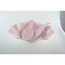 Charger l'image dans la galerie, Couverts à salade rose en mélamine 27x9.5x1cm