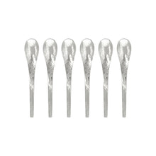 Charger l'image dans la galerie, Cuillères martelées argent - lot de 6