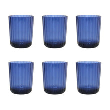 Charger l'image dans la galerie, Verres à eau bleu en acrylique - lot de 6