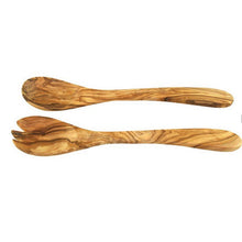 Charger l'image dans la galerie, Couverts à salade en bois d'olivier 30 cm