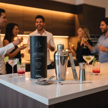 Charger l'image dans la galerie, Set cocktail shaker 550ml 5 pièces couleur argent