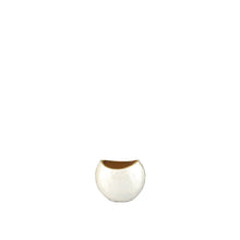 Charger l'image dans la galerie, Vase ovale blanc 15x10x12.5cm
