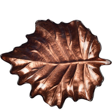 Charger l'image dans la galerie, Coupelle feuille marron 29.2x36x4cm