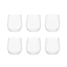 Charger l'image dans la galerie, Verres à eau vagues - lot de 6