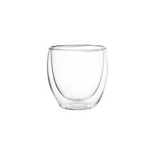 Charger l'image dans la galerie, Tasses expresso verre double paroi 80ml - lot de 4