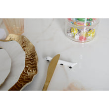 Charger l'image dans la galerie, Porte-couteaux teckels blancs en porcelaine - lot de 6