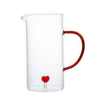 Charger l'image dans la galerie, Pichet coeur anse rouge 1.5L
