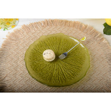 Charger l'image dans la galerie, Assiette à dessert verte 21cm - citron