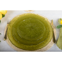 Charger l'image dans la galerie, Assiette à dessert verte 21cm - citron