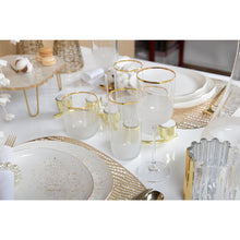 Charger l'image dans la galerie, Verres à vin bord doré Nish - lot de 6