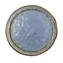 Charger l'image dans la galerie, Assiette à dessert bleue en porcelaine 21.5x21.5x1.4cm