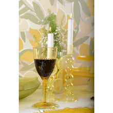 Charger l'image dans la galerie, Verres à vin jaune acrylique - lot de 6