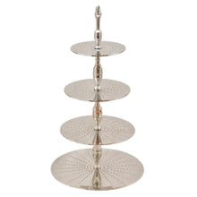 Charger l'image dans la galerie, Serviteur 4 étages argent h.73cm