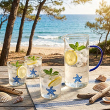 Charger l'image dans la galerie, Pichet étoile de mer anse bleue 1.5L