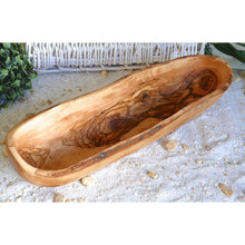 Charger l'image dans la galerie, Bol à pain RUSTIC 35 – 39 cm en bois d'olivier