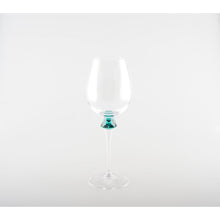 Charger l'image dans la galerie, Verres à vin avec pied en diamant 4 couleurs - lot de 4