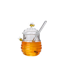 Charger l'image dans la galerie, Pot à miel abeille en verre 280ml