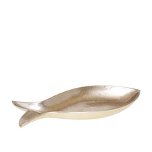 Charger l'image dans la galerie, Coupelle creuse dorée poisson 51x22.5x5.5cm