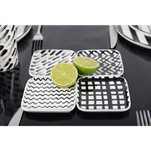 Charger l'image dans la galerie, Coupelles noires et blanches 9.5cm - lot de 4