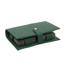 Charger l'image dans la galerie, 2 jeux poker avec stylo et feuillets dans calepin simili cuir vert