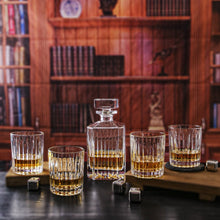 Charger l'image dans la galerie, Coffret whisky en verre avec carafe 850ml et 4 verres 300ml