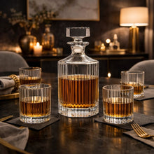 Charger l'image dans la galerie, Coffret whisky en verre avec carafe 850ml et 4 verres 300ml