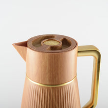 Charger l'image dans la galerie, Cafetière bois avec anse dorée 1L