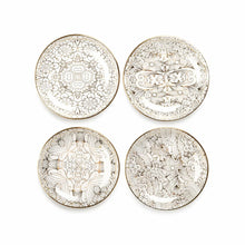 Charger l'image dans la galerie, Coupelles blanches design abstrait - lot de 4