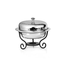 Charger l'image dans la galerie, Chafing dish rond martelé 1l