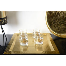 Charger l'image dans la galerie, Plateau carré doré 38cm