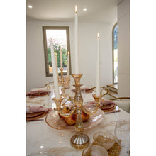 Charger l'image dans la galerie, Chandelier 3 feux ambre h35cm