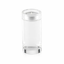Charger l'image dans la galerie, Bougeoir rond haut en verre 12 cm
