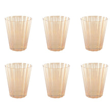 Charger l'image dans la galerie, Verres à eau doré - lot de 6