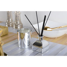 Charger l'image dans la galerie, Coffret bougie & parfum d'ambiance argent parfum frésia