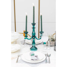 Charger l'image dans la galerie, Chandelier 3 feux turquoise h35cm