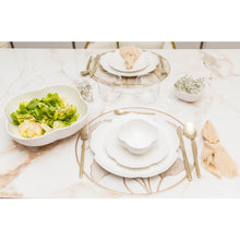 Charger l'image dans la galerie, Assiette à dessert en porcelaine blanche Florale 18.5cm