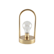 Charger l'image dans la galerie, Lampe à led en métal doré