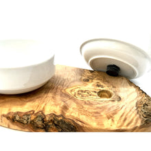 Charger l'image dans la galerie, Station d'alimentation RUSTY 2x bol en porcelaine 0,4 litres