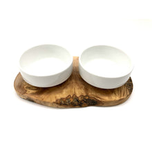 Charger l'image dans la galerie, Station d'alimentation RUSTY 2x bol en porcelaine 0,4 litres