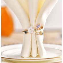 Charger l'image dans la galerie, Lot de 4 ronds de serviettes diamants