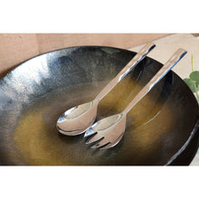 Charger l'image dans la galerie, Couverts à salade argent 28.5cm
