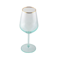 Charger l'image dans la galerie, Verres à vin vert et jaune - lot de 4
