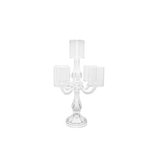 Charger l'image dans la galerie, Chandelier 5 feux transparent h35cm
