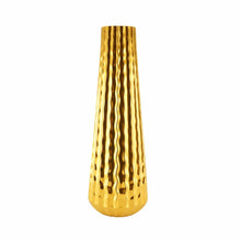 Charger l'image dans la galerie, Vase doré brillant 15.5x15.5x55.5cm
