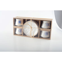 Charger l'image dans la galerie, Tasses et sous-tasses chance - lot de 4
