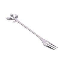 Charger l'image dans la galerie, Fourchettes à dessert feuilles assorties argent - lot de 6
