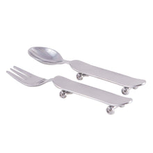 Charger l'image dans la galerie, Couverts cuillère et fourchette skate pour bébé
