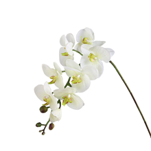 Charger l'image dans la galerie, Fleur décorative orchidée blanche h100cm

