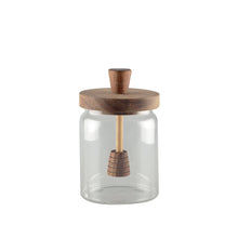 Charger l'image dans la galerie, Pot à miel avec couvercle en bois
